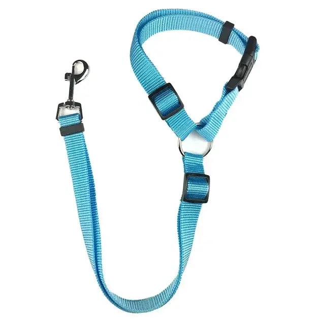 Pet Car Seat Belt & Harness Safety And Style