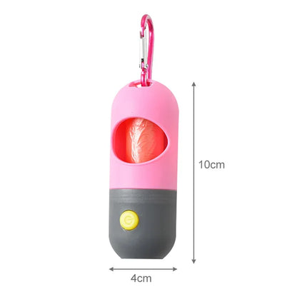 LED Light Pet Waste Bag Dispenser